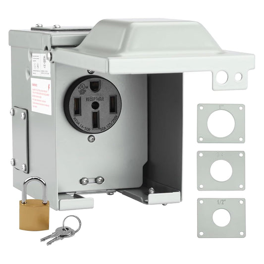 Caja outlet Nema 14-50R WaterProof intertek