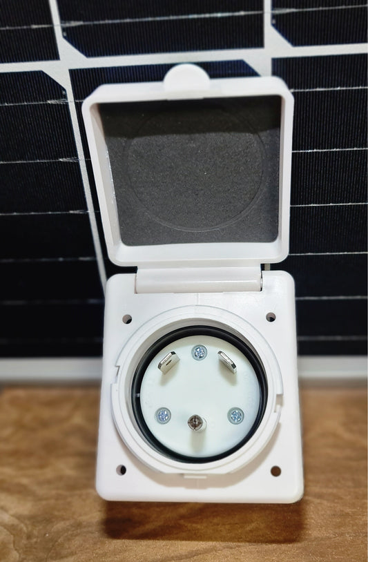 NEMA TT-30P RV Power inlet Flanged