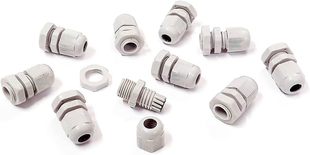 PG9 Cable Gland Gasket 4-8mm Blanco