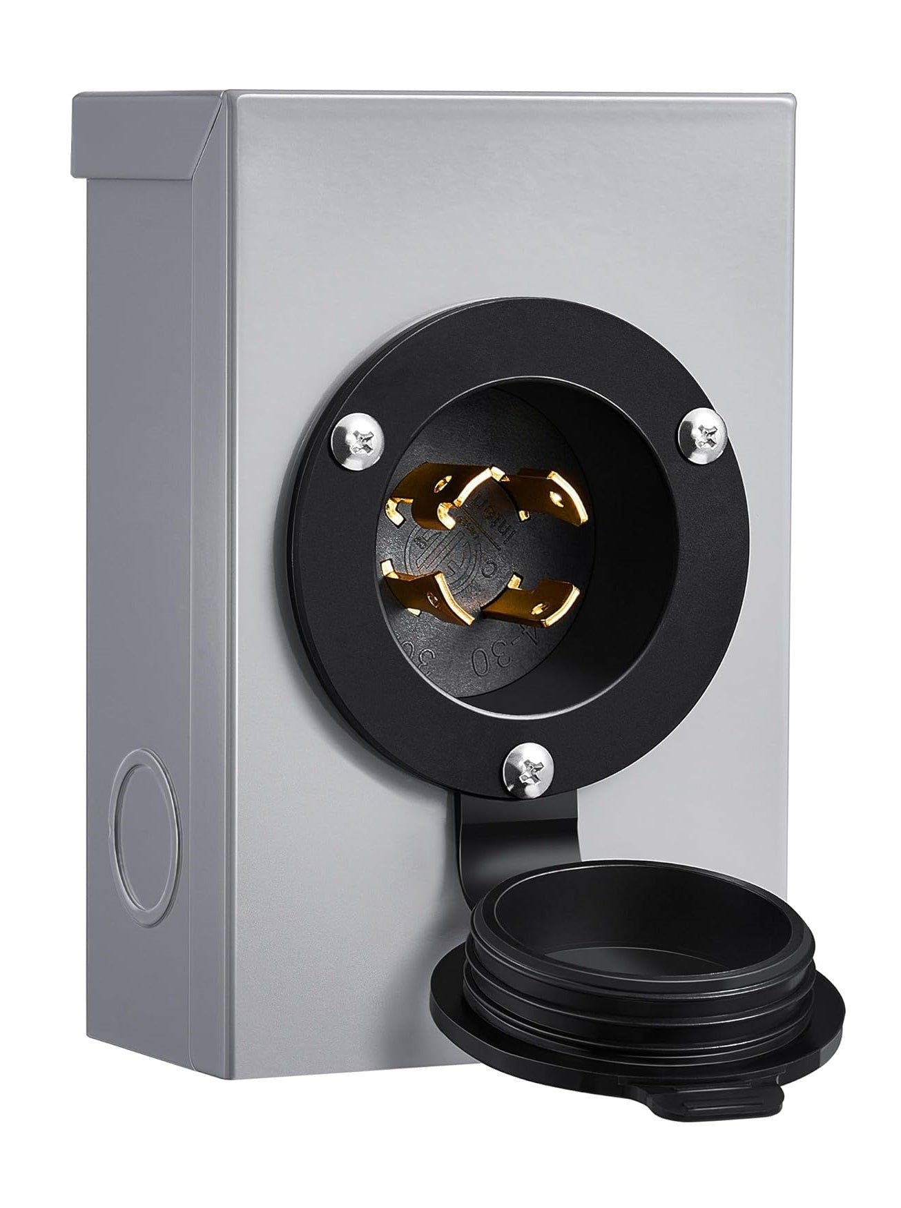 Caja inlet Nema L14-30P Tapa Silicona