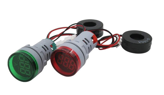 Amperimetro Led Pilot Light 50-300v AC