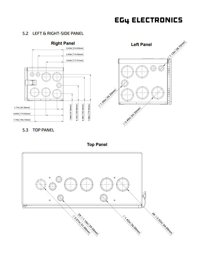 EG4 Conduit Box Wireway All Weather