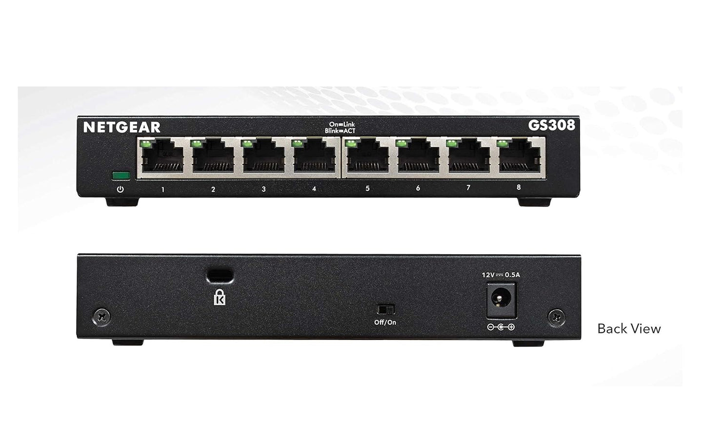 Hub Switch 8 port Gigabit Netgear