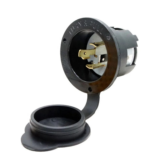 NEMA L14-30P Flanged con Tapa