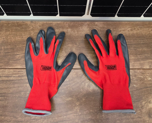 Guantes de trabajo en Goma y tela L