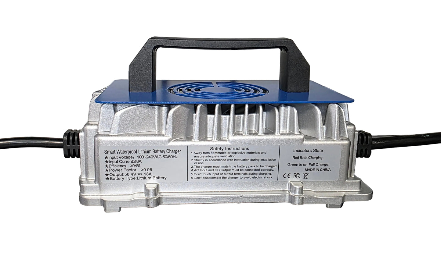 Cargador Litio 48v 18A 16s Kaisal