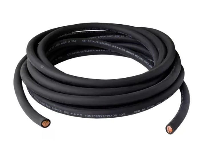 Welding Cable 2/0 por Pies