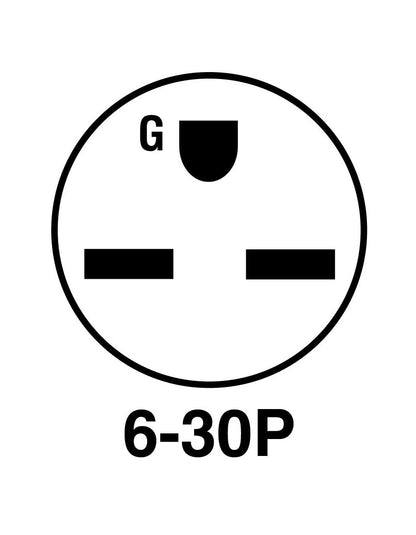 NEMA 6-30P/6-50P 125/250v Plug Macho Legrand