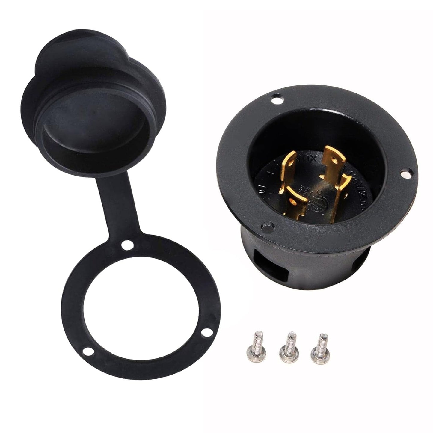 NEMA L14-30P Flanged con Tapa