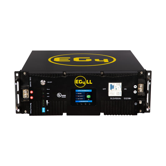 EG4 Bateria Lithium 5.12kwh 100Ah Rack LCD 48V