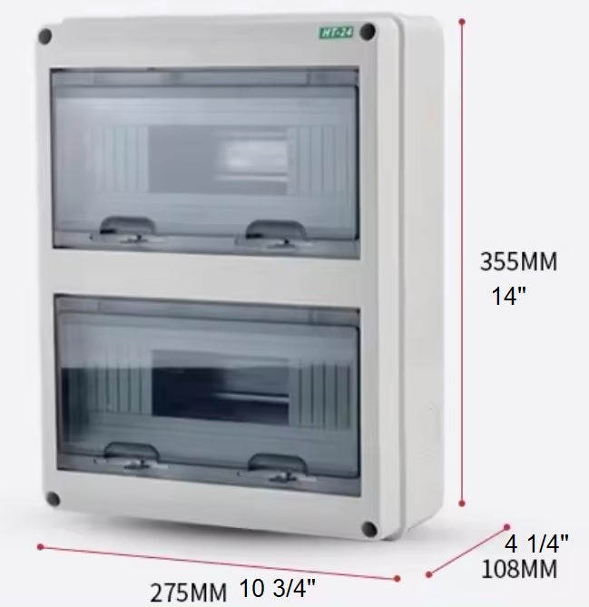 Caja Plastica para Breaker Din Rail HT24