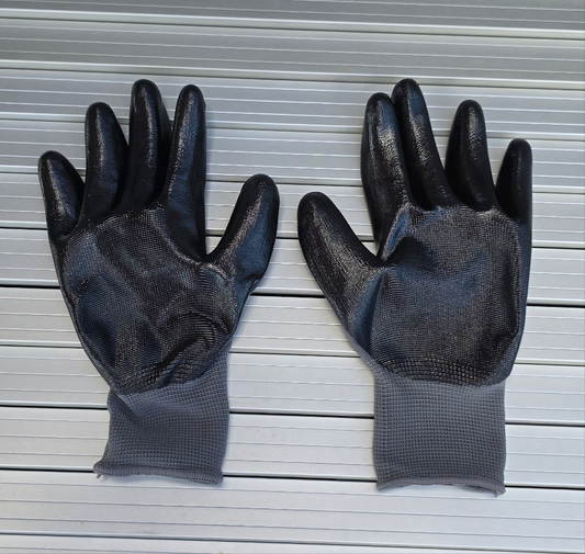 Guantes de trabajo en Goma y tela XL