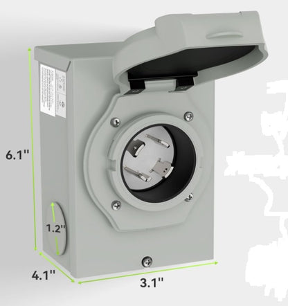 Caja inlet Nema L14-30P Waterproof