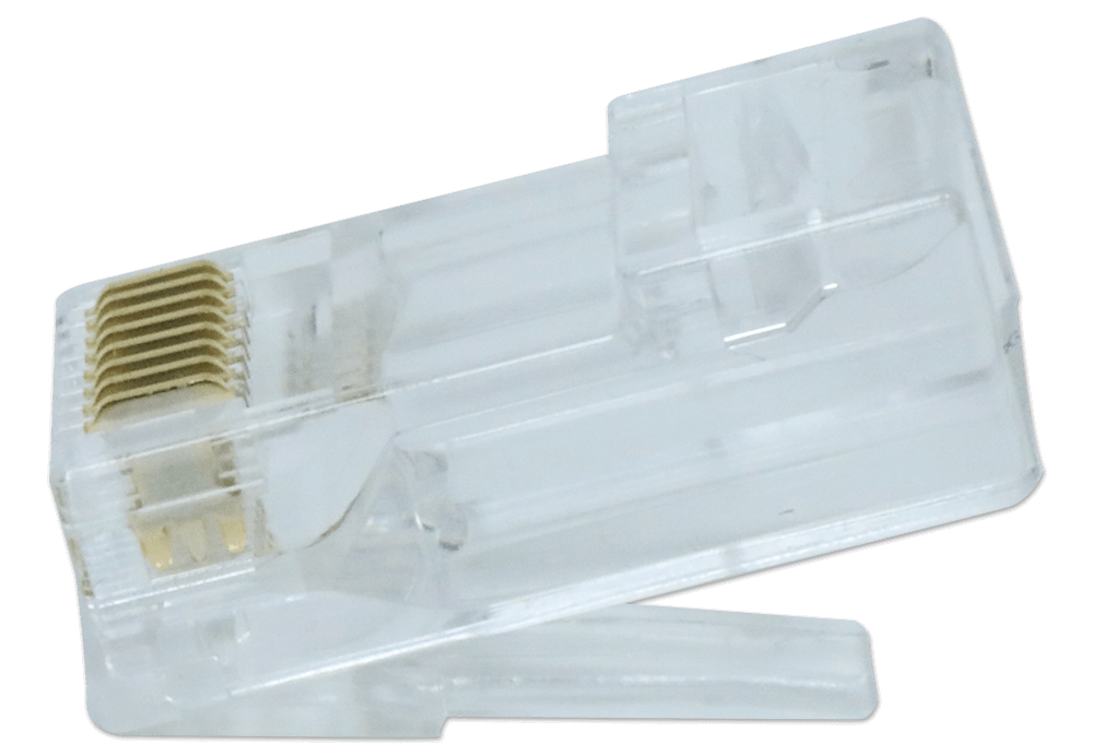 Terminal RJ45 Pass Through Cat5/Cat6