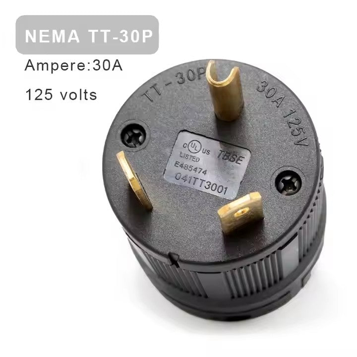 NEMA TT-30P Male Plug – POS Depot