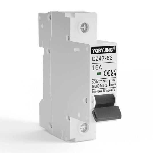 Breaker DC 500V PV Din Rail 1P YQBYJING