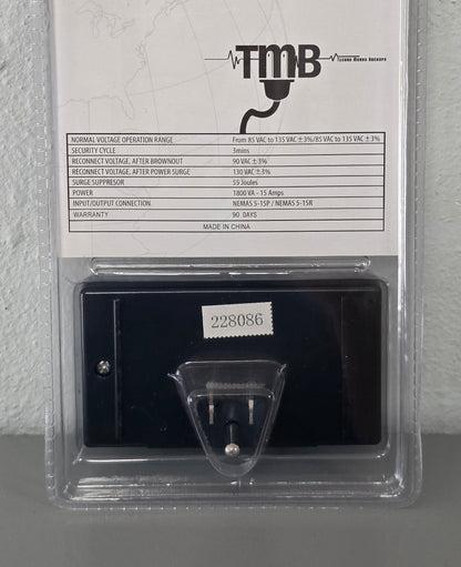 Protecto para enseres domesticos 120v TMB120