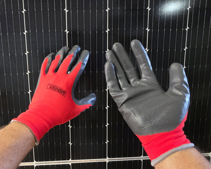 Guantes de trabajo en Goma y tela