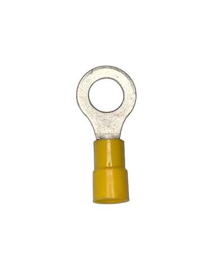 Vinyl Ring Terminal Yellow 12-10 AWG 5/16 Pqt. de 10