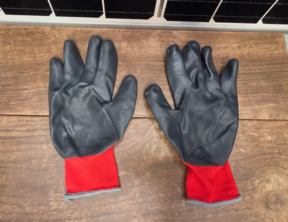 Guantes de trabajo en Goma y tela