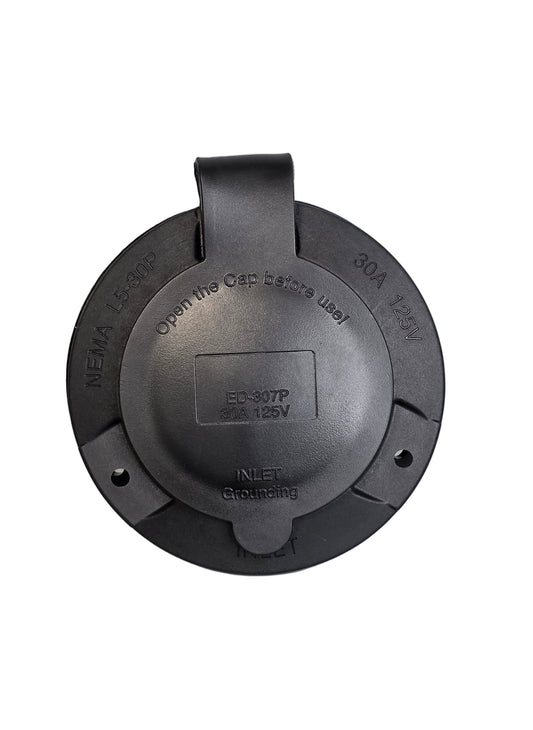 NEMA L5-30P Flanged con Tapa silicona