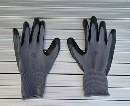 Guantes de trabajo en Goma y tela XL