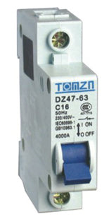 Breaker AC Din Rail 1P Tomzn