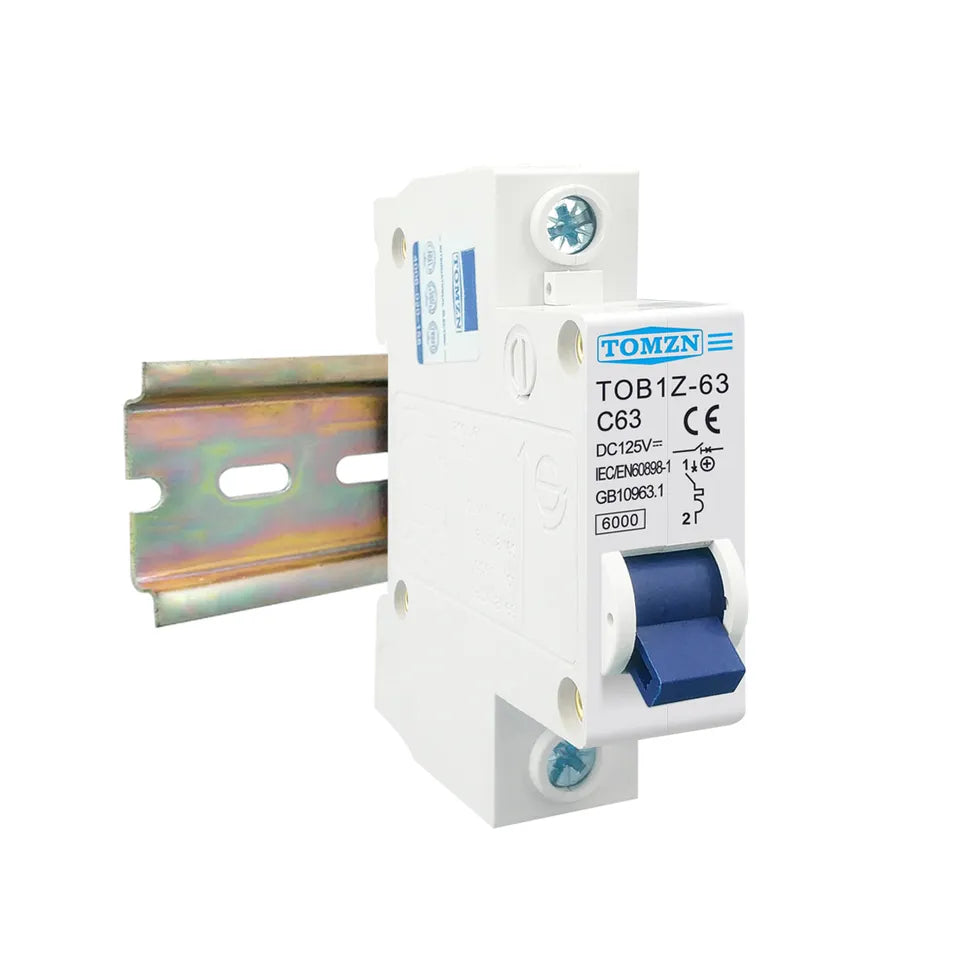 Breaker DC 125V PV Din Rail 1P Tomzn