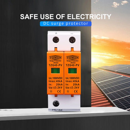 Surge Protector PV Arrester Din Rail TOMZN